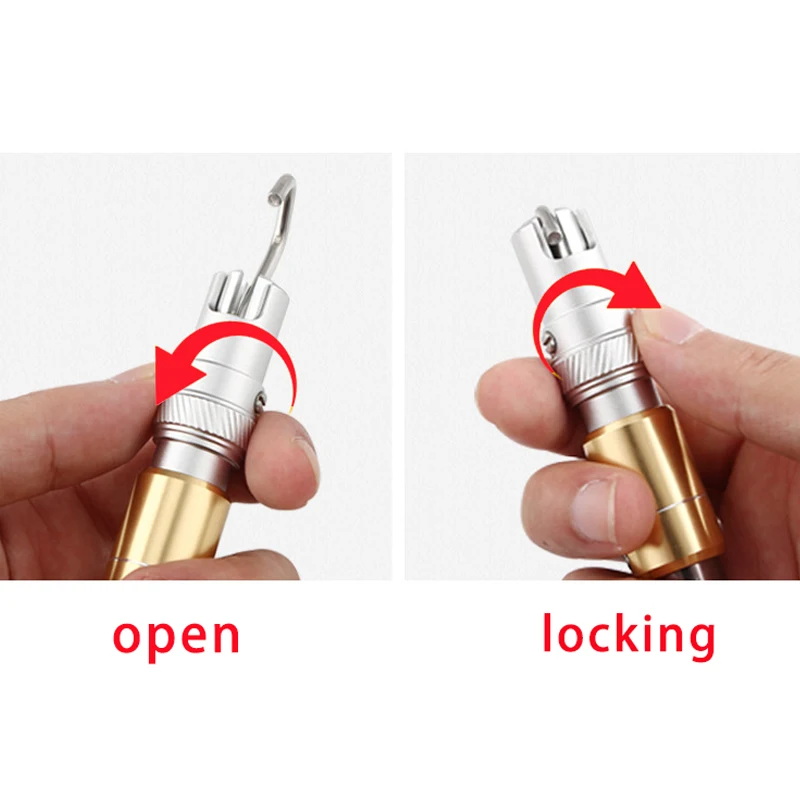 TAKEDO BL-049 Extractor de anzuelos de pesca en forma de T 23,7 CM 145G quitar separador de anzuelos dispositivo de desacoplamiento herramienta de pesca - imagen 5