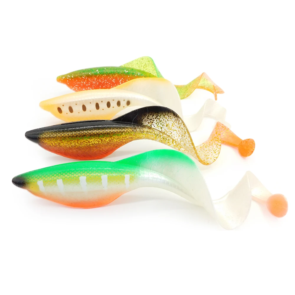 KESFISHING-señuelo grande nuevo Dragon Grub, cebo suave de 15cm, cola única, rizador, lubina, aparejos de pesca, señuelos de trucha oscilantes - imagen 5