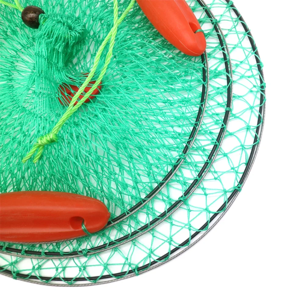 Red flotante de pesca plegable portátil de 2 capas, malla para camarones, permite que los peces sobrevivir en el agua - imagen 5