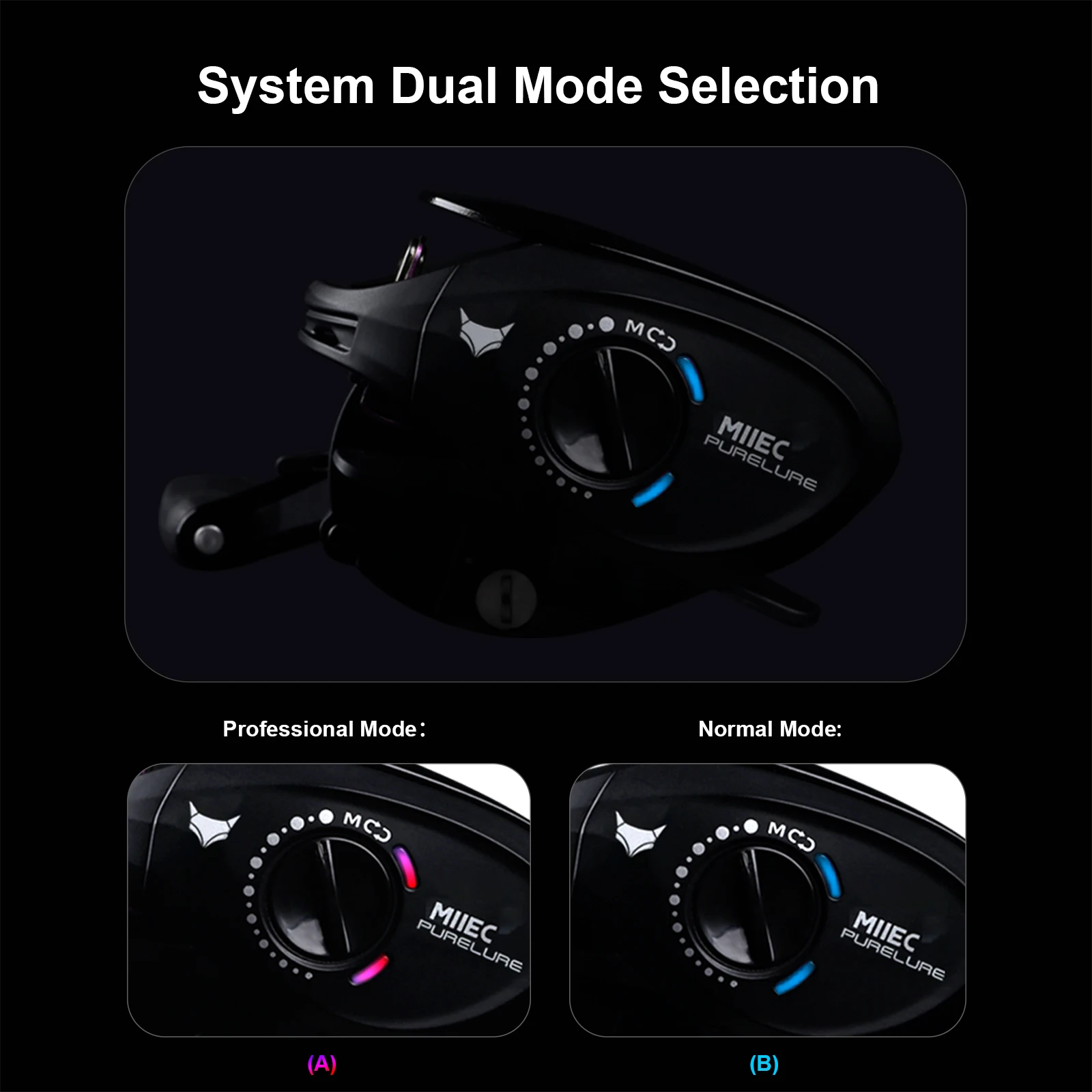 PURELURE nuevo MllEC pluma de plata 9,58g carrete ultraligero BFS FINESSE carrete de Baitcasting bobina de pesca Baitcast para trucha Shad - imagen 4