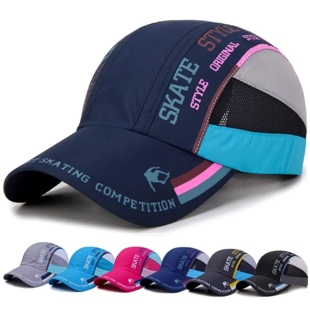 Gorra de béisbol con Panel de algodón, gorro de protección solar de secado rápido, Snapback, estampado, sombrilla, nuevo