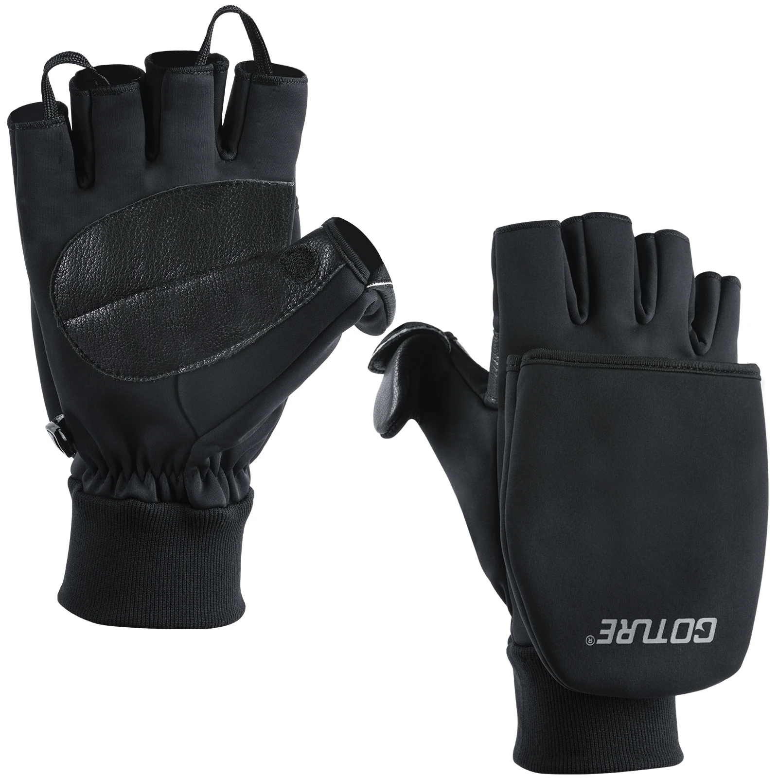 Goture Guantes de nieve impermeables con pantalla táctil, térmicos, gruesos y cálidos para pescar, snowboard, hombres y mujeres, equipo de invierno para clima frío - imagen 2