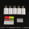 2color and 5 charger