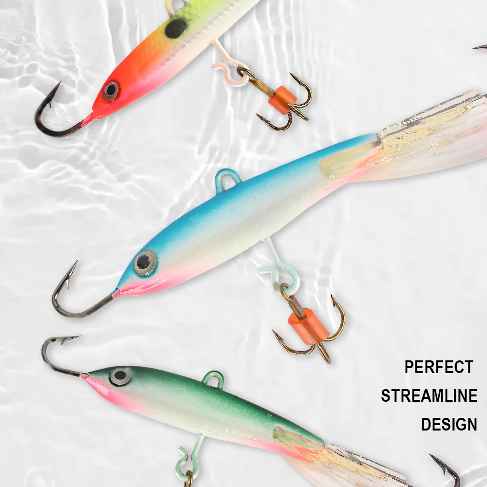 FTK-señuelo de Pesca en hielo, cebo profesional de 10g, 15g, 30g, para invierno, trucha, Lucio, carpa, Wobblers - imagen 4