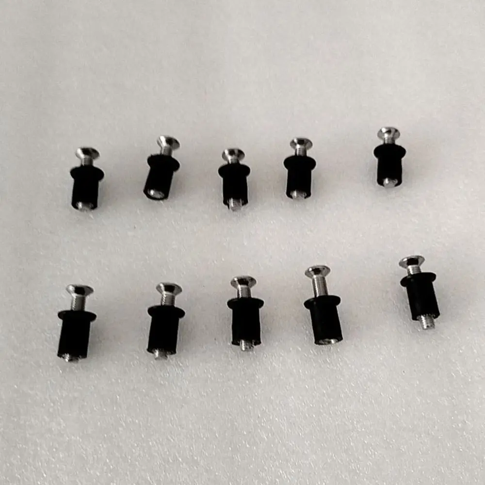 10 juegos nuevos con tornillos de acero inoxidable M5 tuercas de pozo de neopreno piezas negras accesorios tuercas de pozo de goma Kit de tuercas de pozo para exteriores - imagen 2