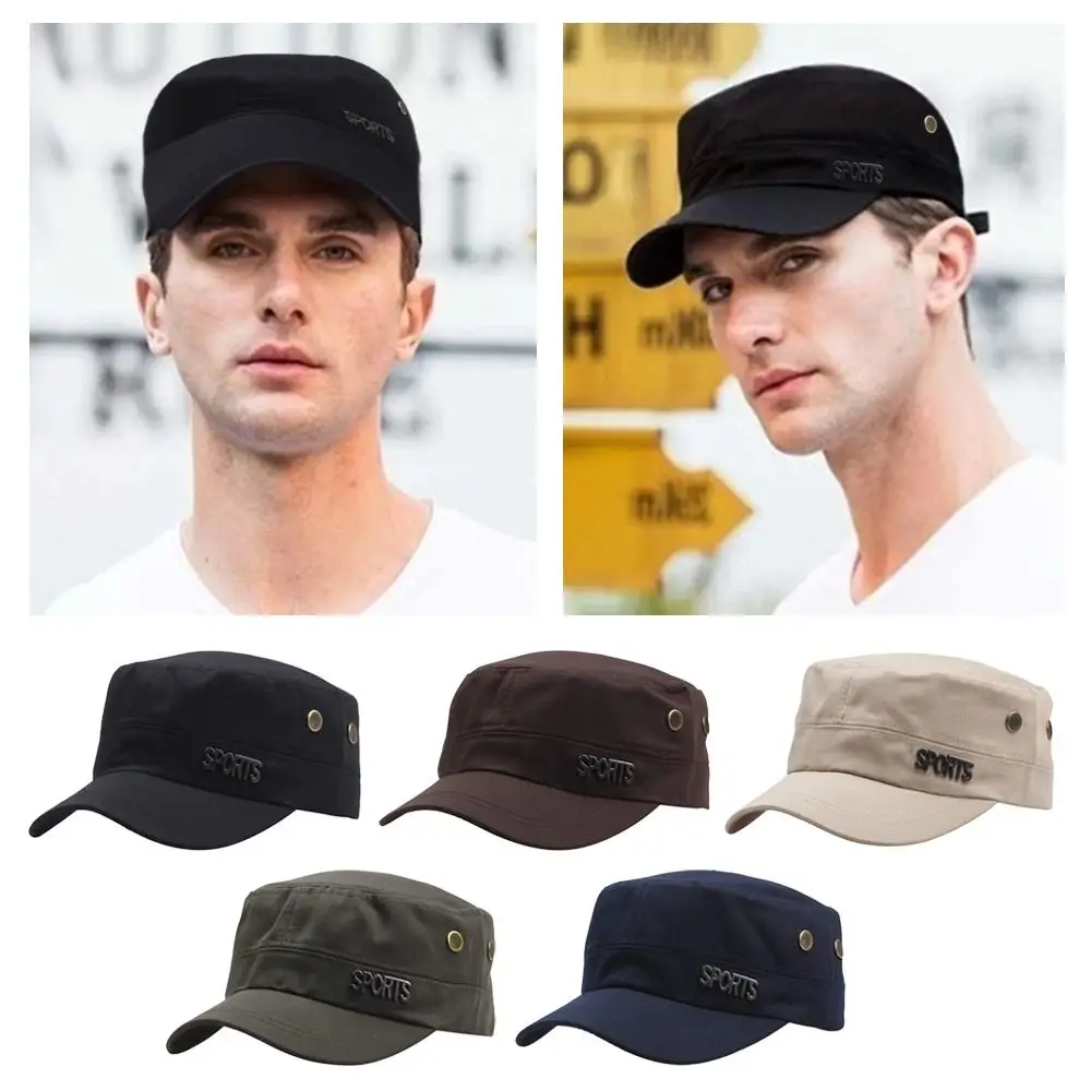 Gorra de pescador plana ajustable con acabado hueso - imagen 2
