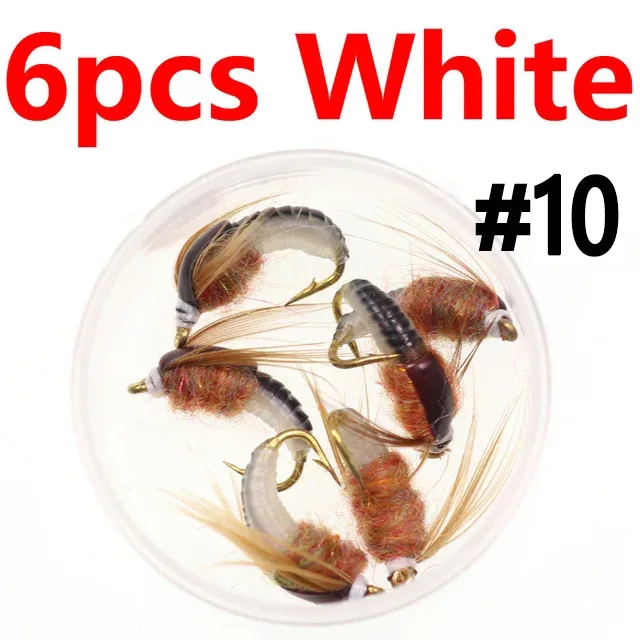 6PCS White 10