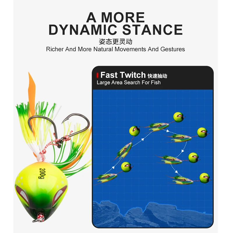 Nuevo Señuelos de pesca de mar, plantillas deslizantes, cebos de atún, pargo de goma Tai, mer, invierno, Jigging, brillo nocturno, señuelo de pesca - imagen 4