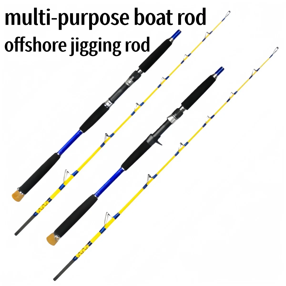 Caña de spinning Old Captain H – Carbono para alta mar y slow jigging