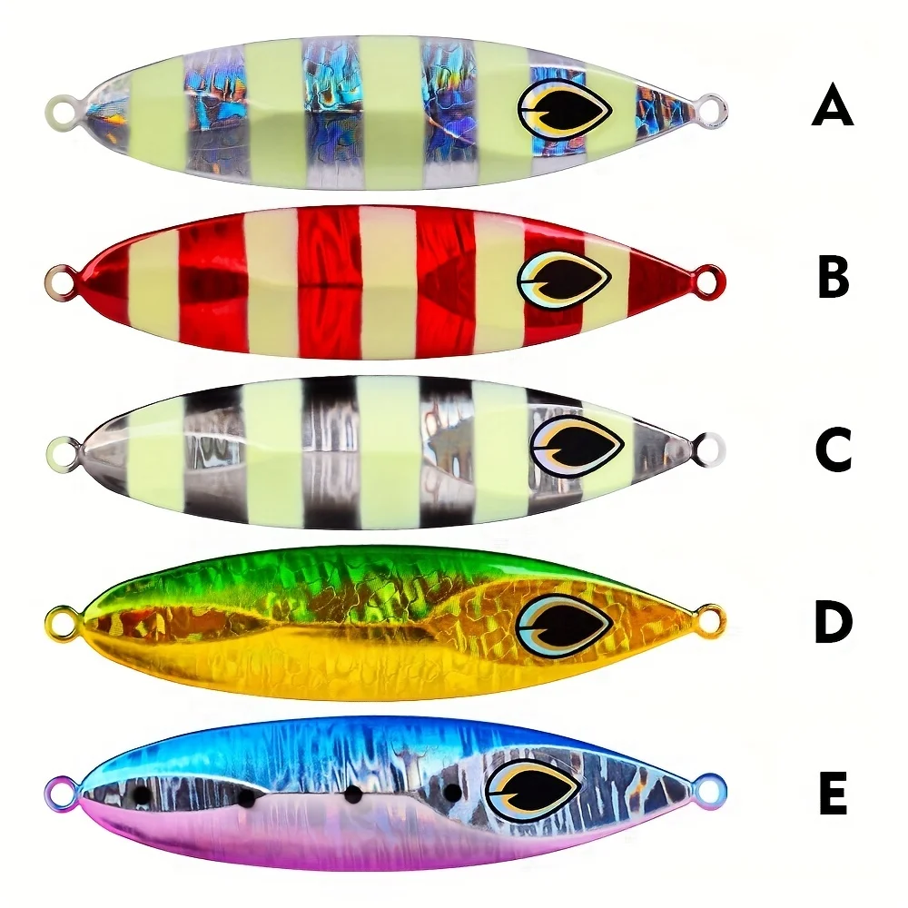 Señuelo de pesca de Metal piezas VIB, 80G, 100G, 120G, señuelos de hundimiento, señuelos de mar, cuchara, bueno para pesca Jigging, cebo de hielo duro, 1 unidad - imagen 2