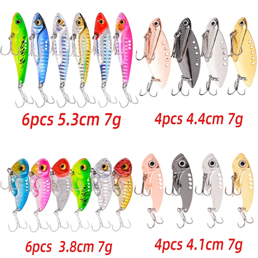 metal vib lure set
