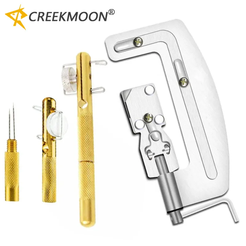 Máquina para atar nudos de sedal de pesca semiautomática, aguja de doble cabeza, dispositivo de nivel de anzuelo de aleación de aluminio, fabricante de nudos rápido