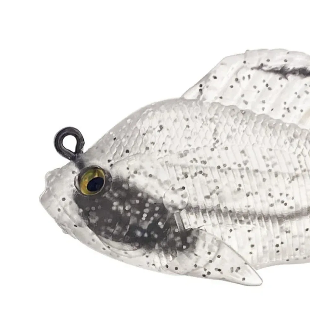 Señuelo Artificial para pesca en agua salada, cebo suave de 6cm, 10-14g, Swimbait de cola de paleta, perca de lubina - imagen 3