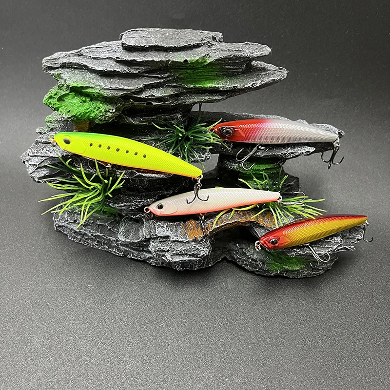 Señuelos de Pesca de lápiz de hundimiento, 1 piezas, 68mm, 8g, Wobblers de Pesca de agua salada, cebo Artificial para lubina, Swimbait, equipo de Pesca - imagen 5