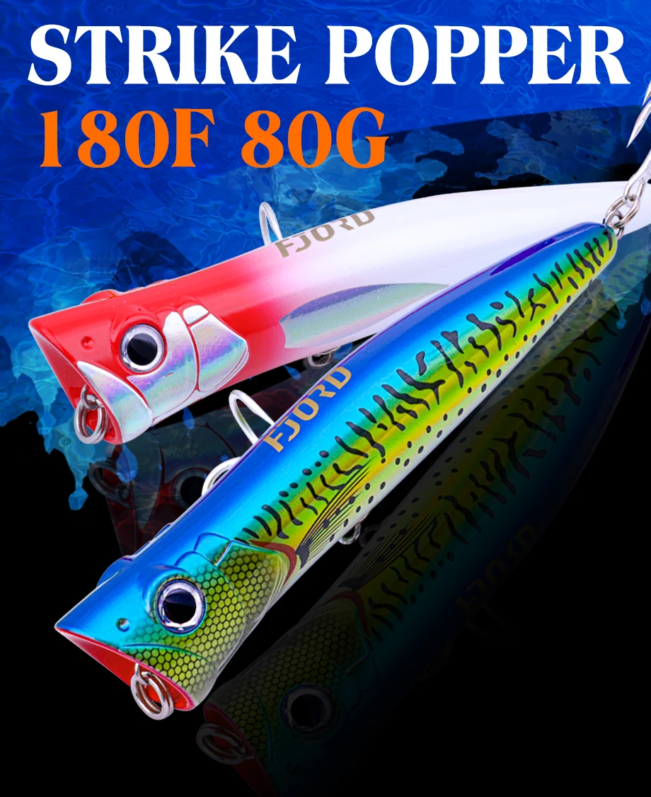 FJORD 180mm 80g Popper vista lateral