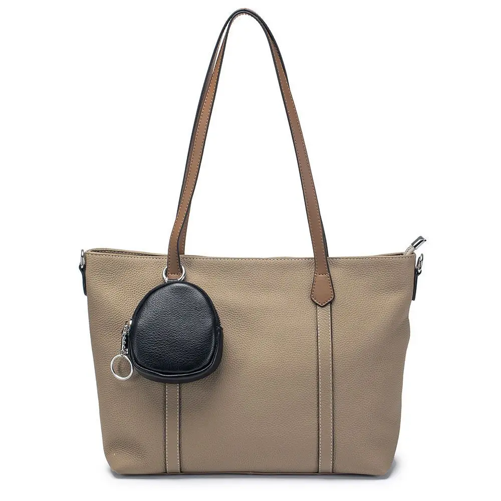 Nuevo Mini monedero de Color sólido con llavero, tarjetero, cartera con cremallera, monedero, llavero - imagen 4