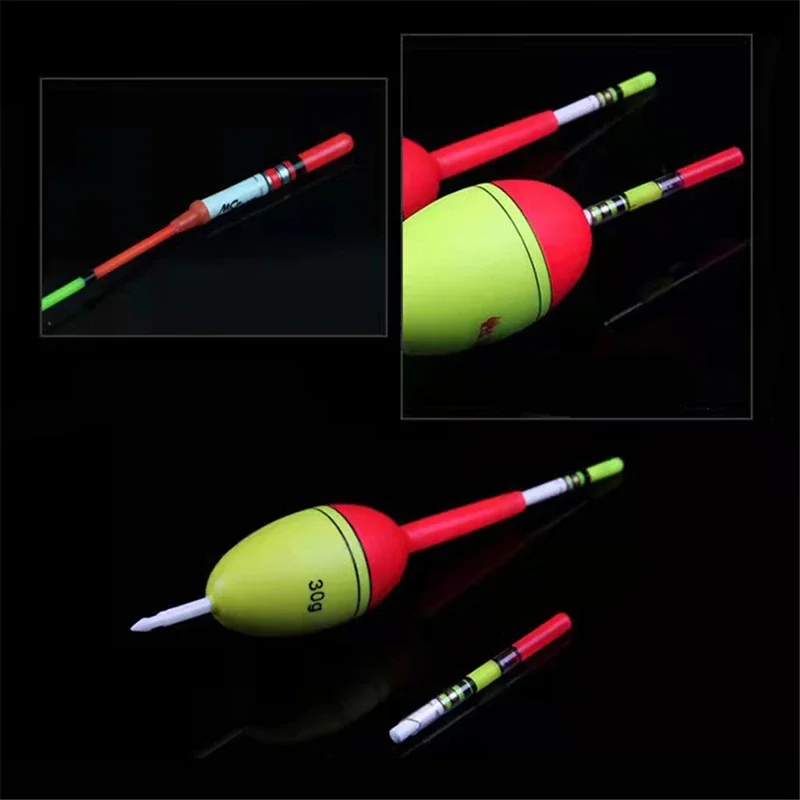 Flotador de pesca nocturna, luz LED trasera, electrónica, luminosa, adecuada para pesca nocturna, 2 piezas - imagen 5