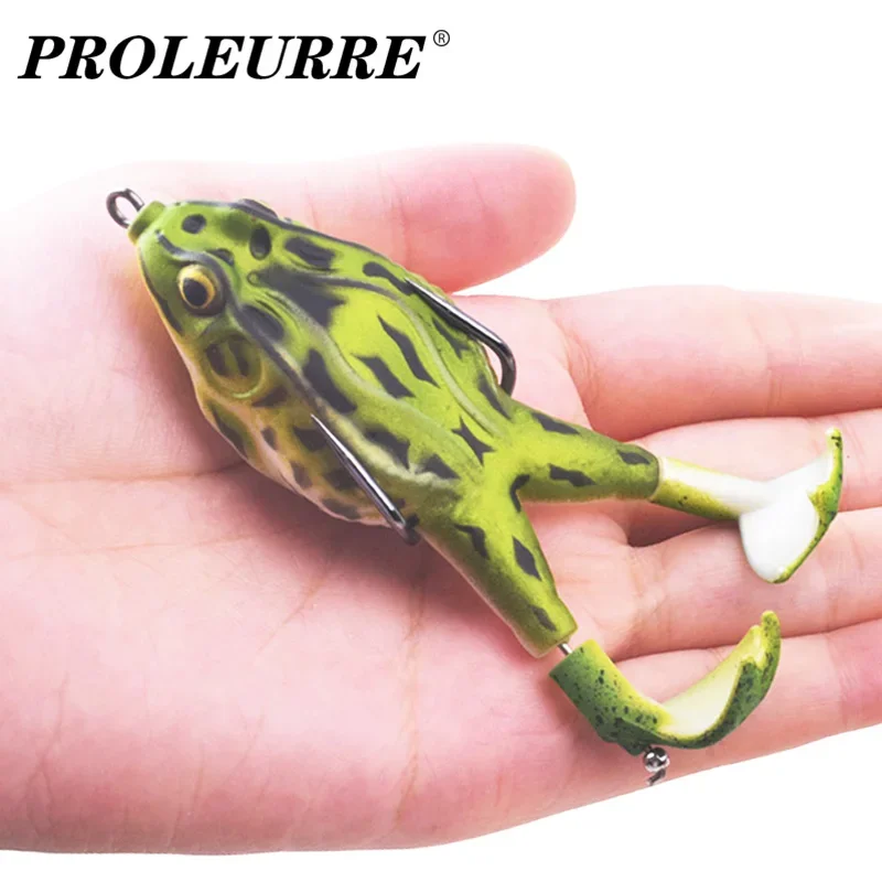 Proleurre Señuelo Rana Doble Hélice – 9cm Topwater para Lubina - imagen 2