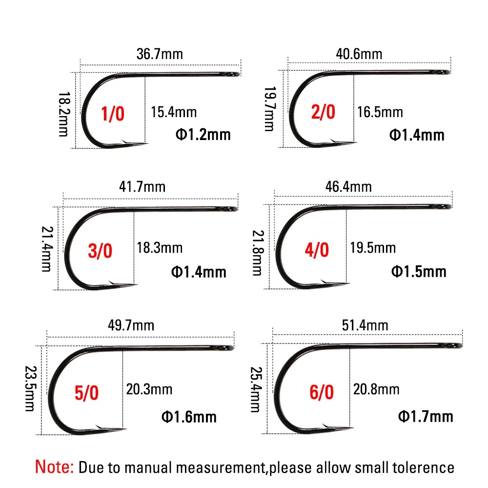 ICERIO-anzuelo elástico largo de 1/0 - 6/0, 2X gancho de atado de moscas de fuerza y espacio para moscas depredadoras grandes, Lucio, lubina, pesca almizclada - imagen 2