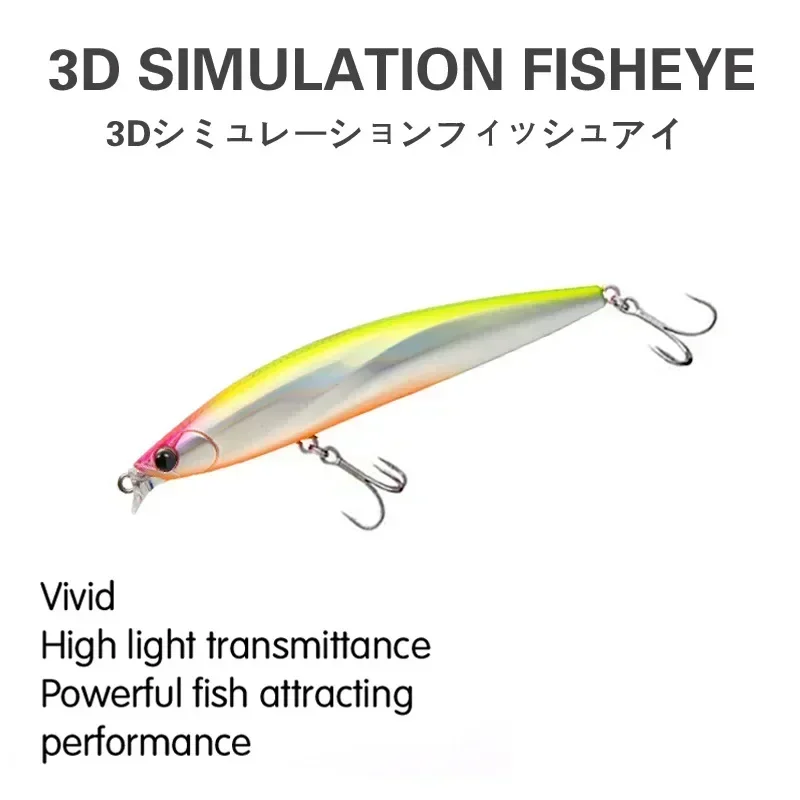 Señuelo de pesca Wobbler flotante MINNOW, 98mm, 13g, 9 colores, señuelo pececillo, cebo duro, cebo Artificial, profundidad de 0,8-1,0 m, Swimbait - imagen 5