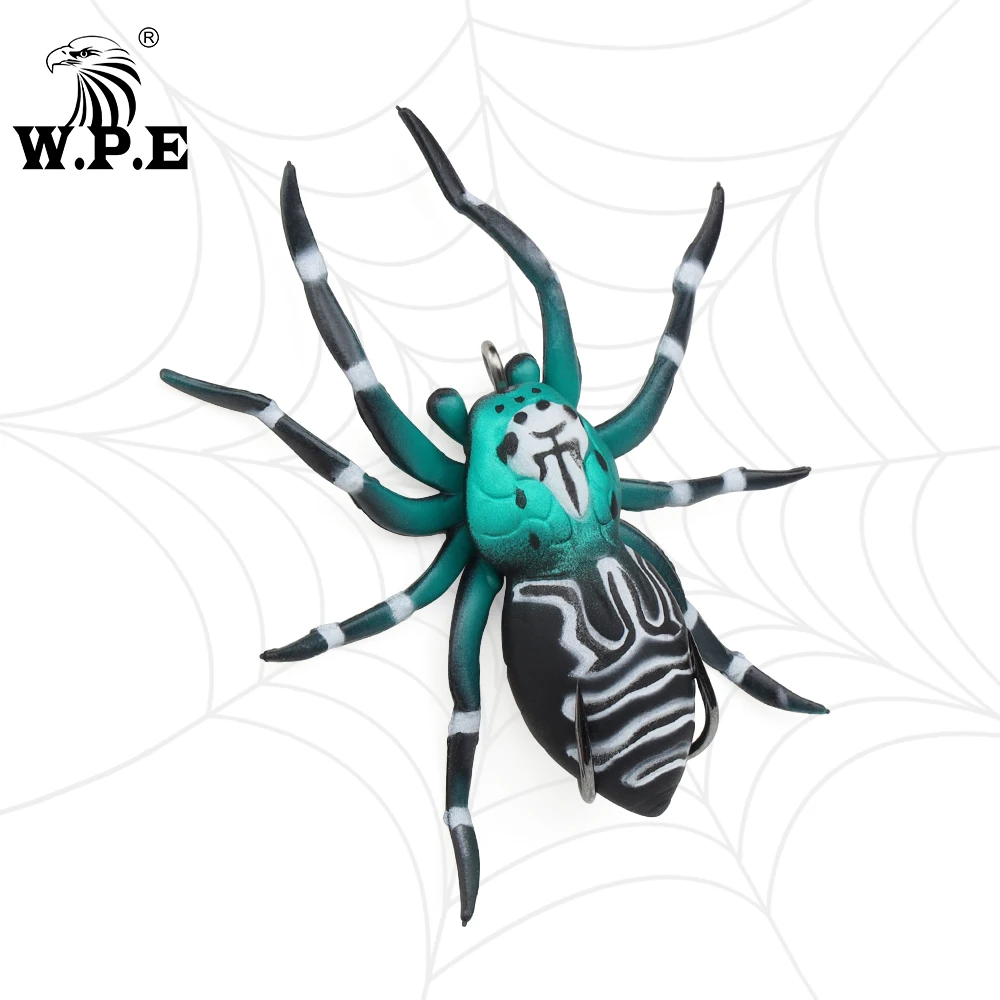 W.P.E 1 Uds. Señuelo de araña 75mm señuelo suave Topwater 7,6g Swimbait señuelo de Pesca flotante señuelo de simulación cebo de Pesca aparejos de Pesca - imagen 2