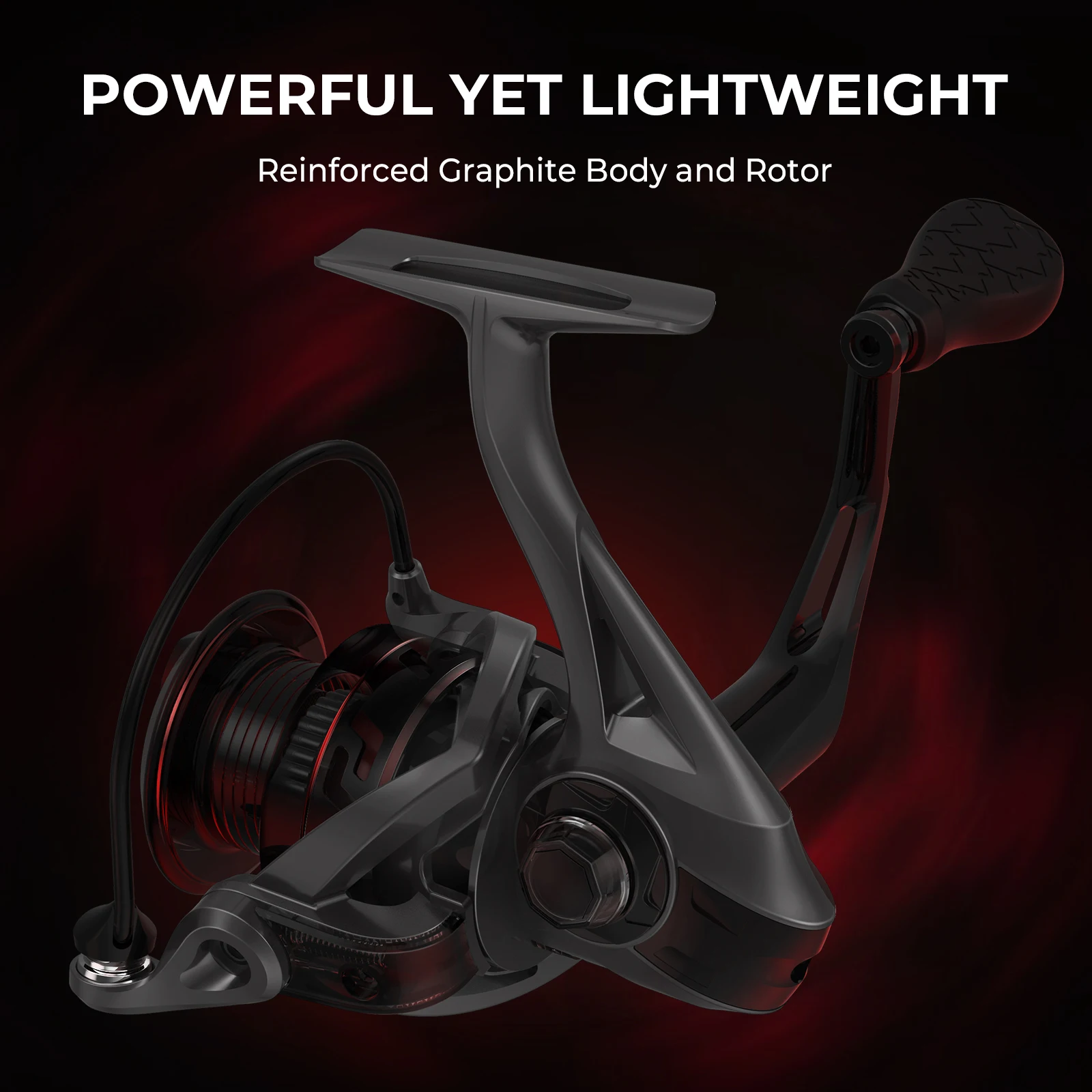 Carrete de pesca KastKing Royale Legend II 5,2: 1 carrete giratorio hasta 12KG de arrastre de carbono 5 + 1 rodamientos de bolas de acero inoxidable de aluminio - imagen 4