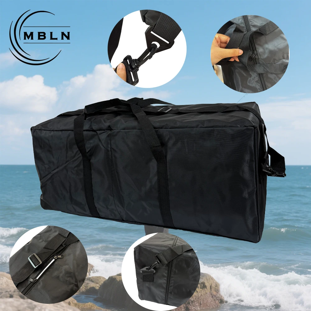 Bolsa de barco con múltiples bolsillos exteriores para accesorios