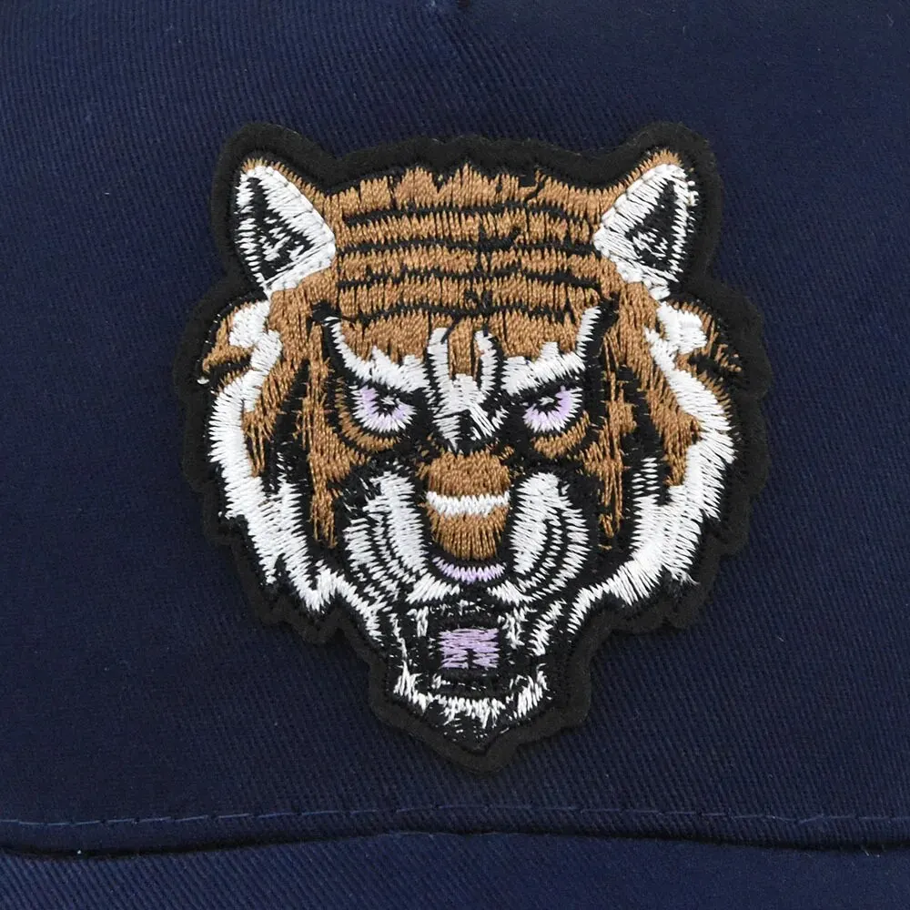 Gorra de béisbol de algodón con Cierre trasero de dibujos animados para hombre y mujer, gorro de malla de Hip Hop para papá, gorra de camionero con patrón de tigre, gorra de pesca ajustable para exteriores - imagen 4