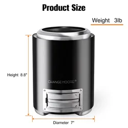 Estufa de Leña Portátil Change Moore – Acero Inoxidable Bolsa