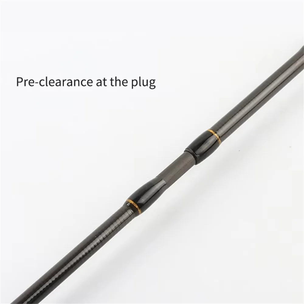 Caña de pescar ultraligera de fibra de carbono de 1,98 m, adecuada para pesca de carpa, portátil, de varias piezas, para exteriores, otoño e invierno - imagen 5