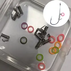 Anzuelos de acero al carbono para camarón vivo y vinilo