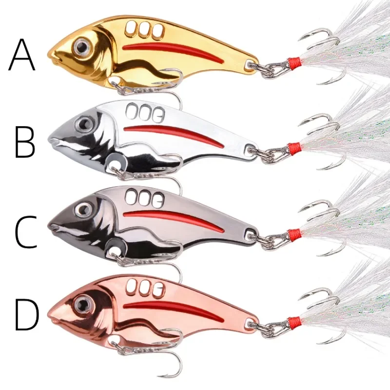 Señuelo de pesca de cuchara de metal, cebo de trucha, fundición Wobbler, accesorios de aparejos de jigging, 10g, 15g, 20g, 1 pieza - imagen 3