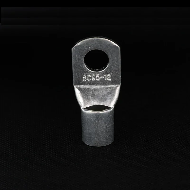 Terminal de punta de cable tipo SC SC6 SC10 SC16 SC25 SC35, terminales de bloque de batería de cobre desnudo, agujero ID6/8/10/12mm, conector de cable de engarce - imagen 2