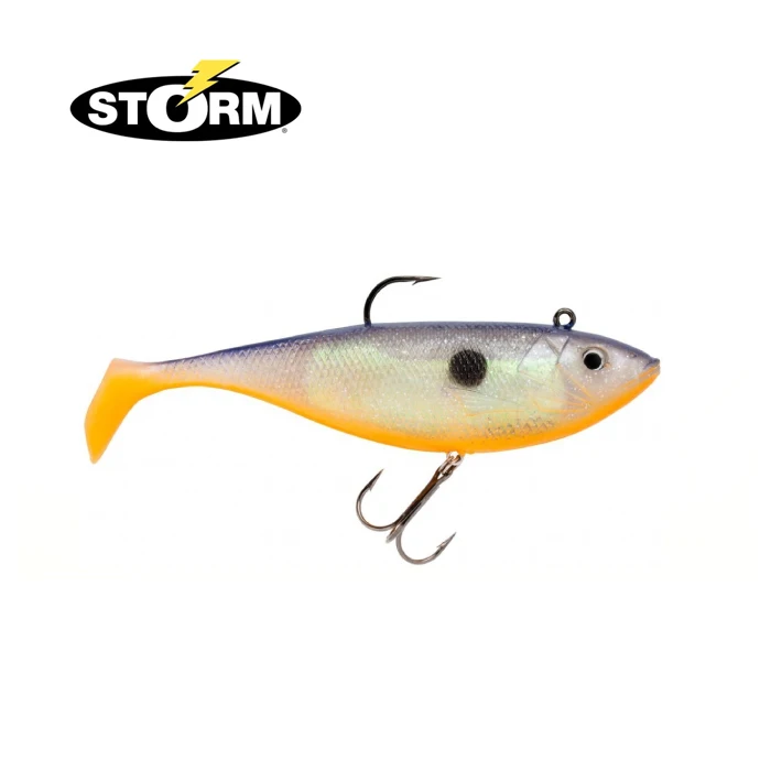 [Arenque gordo de cola oscilante] cebo blando importado el camino de Pesca de Mar de tormenta de Buda tiene cebos de largo alcance. - imagen 5