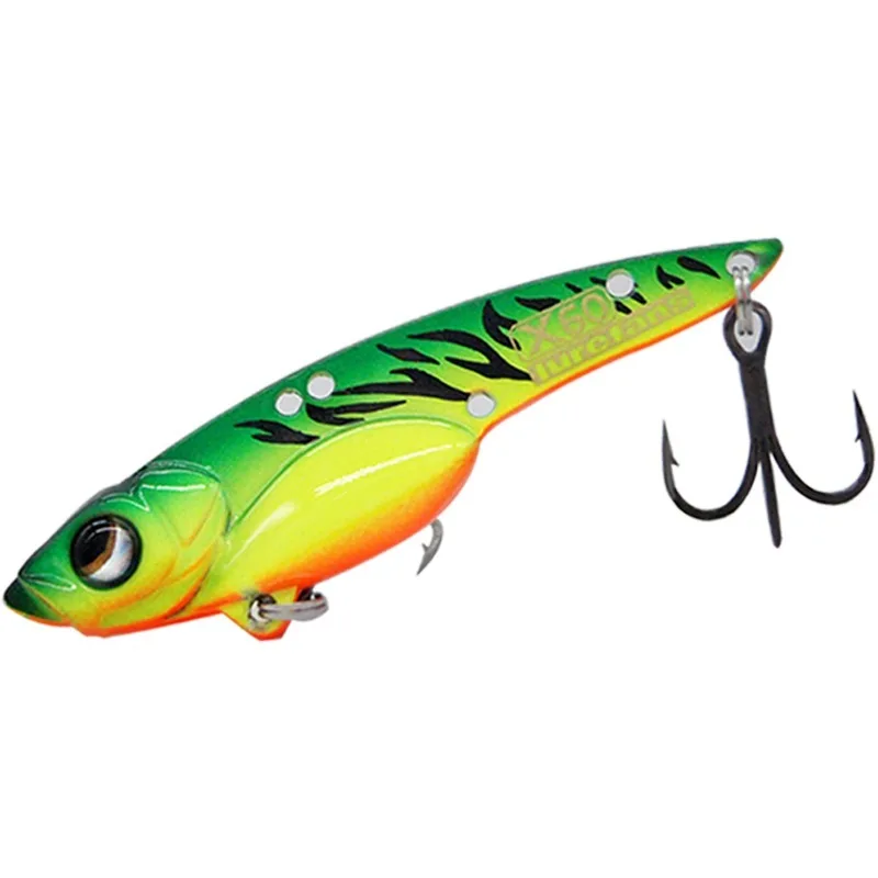Lurefans-señuelo de pesca Artificial, de 5 piezas señuelo/placa Baby Snake X50/X55/X60 que se hunde, VIB, 7,5/9,5/13,5g, Wobbler para Bass Perch, cebo falso - imagen 5