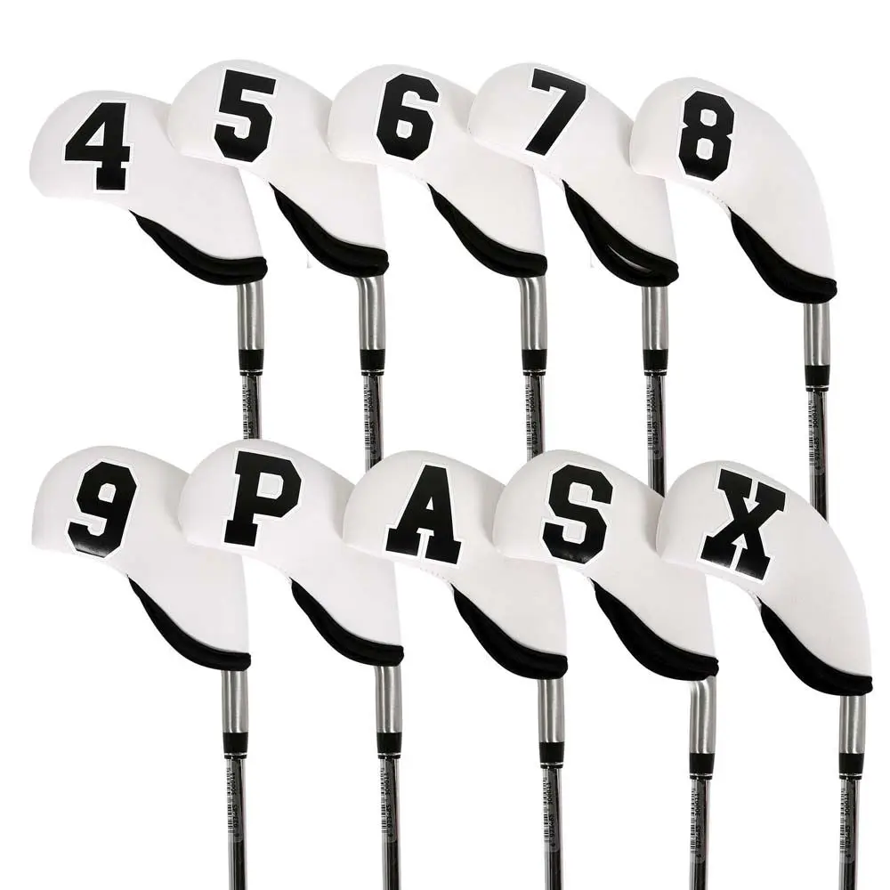 Equipo de Golf Putter, accesorios, Protector de cuña de hierro, juego de cubiertas de hierro, cubierta de cabeza de Golf, funda protectora - imagen 2