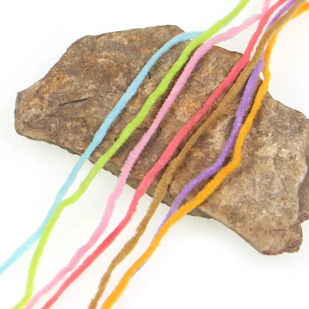 Bimoo-fregona de chenilla de 3 metros y 2,5mm de ancho, Material para atado de moscas para gusanos de Squirmy, ninfas Caddis, fregona pequeña, moscas, Señuelos de pesca de trucha - imagen 5