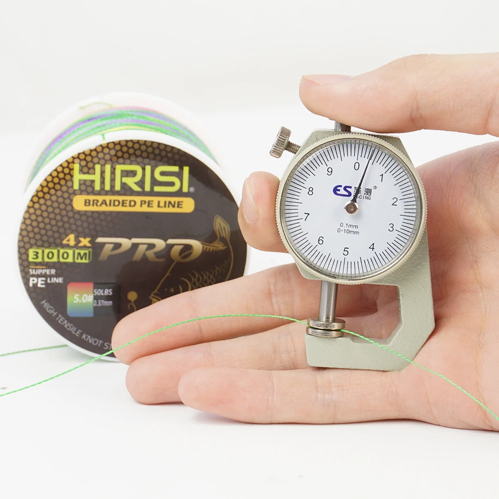 Línea de pesca de carpa Hirisi, línea de PE trenzada de 300M, 15-50LB, línea de pesca multifilamento de 4 hebras, accesorios de pesca suaves - imagen 4
