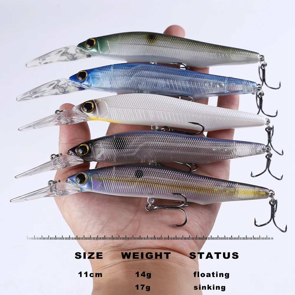 Wobbler CCLTBA 11cm – Señuelo duro de pesca en profundidad - imagen 2