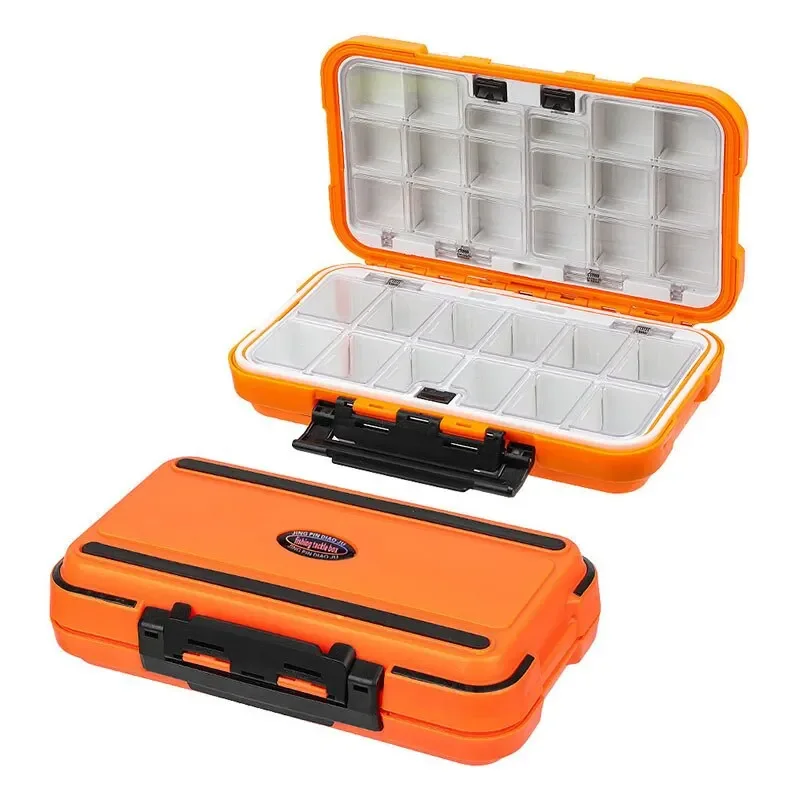 Caja de equipo de pesca impermeable con almacenamiento de aparejos y compartimento para cebo, accesorios de pesca duraderos para pescadores, uso en exteriores - imagen 3