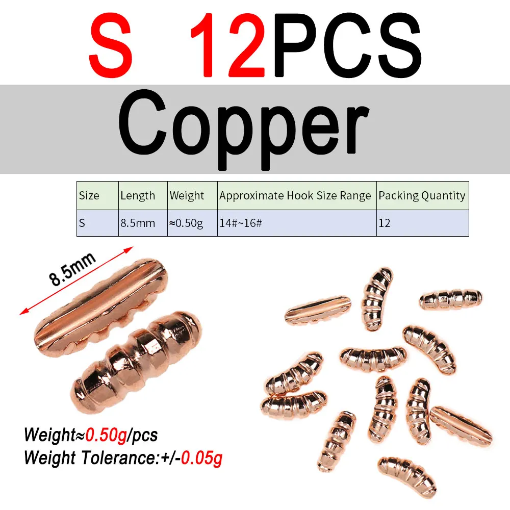 S 12pcs Copper