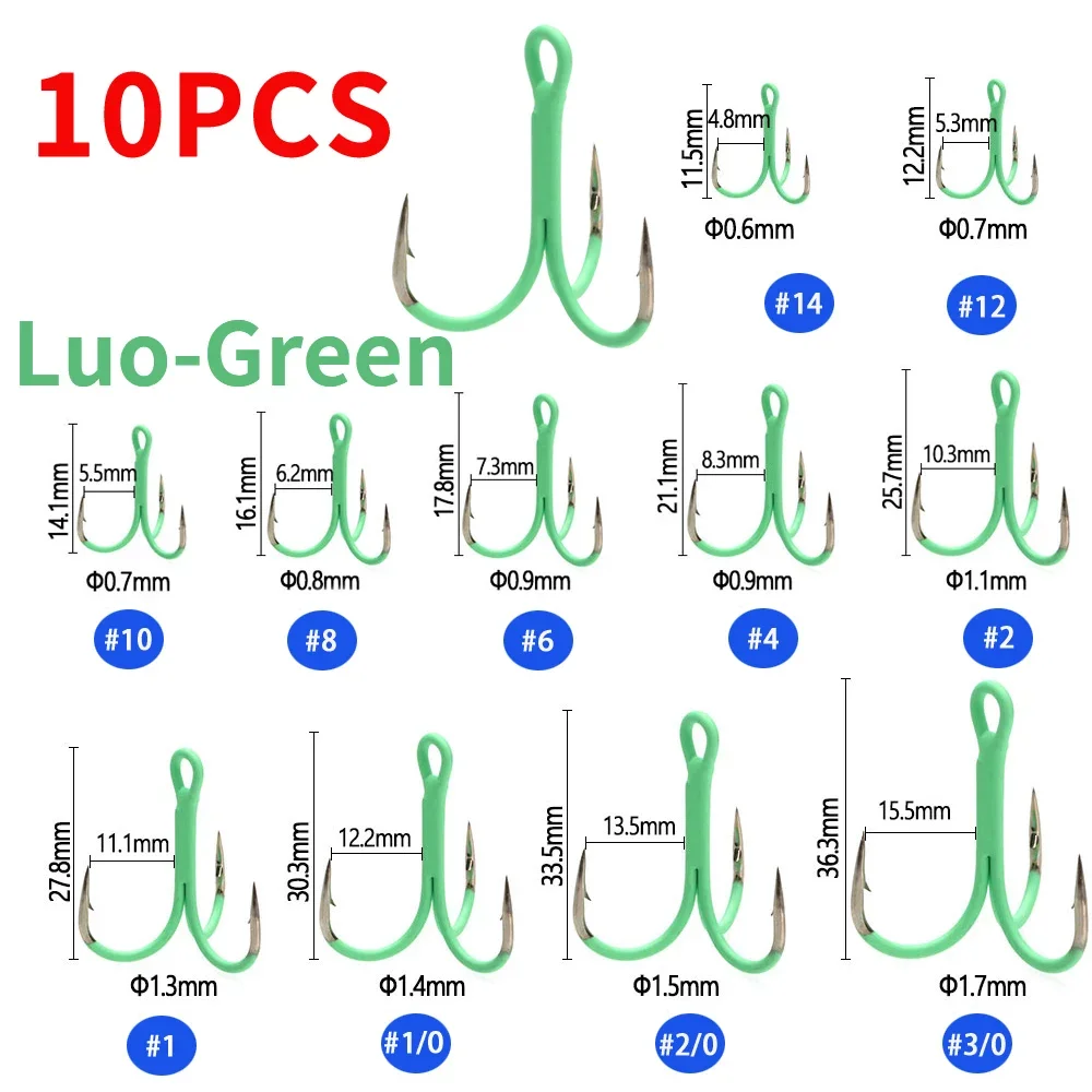 10PCS Green