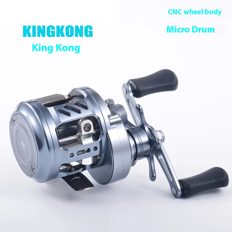 Carrete de pesca CNC 7.3:1 – Bobina poco profunda de alta velocidad