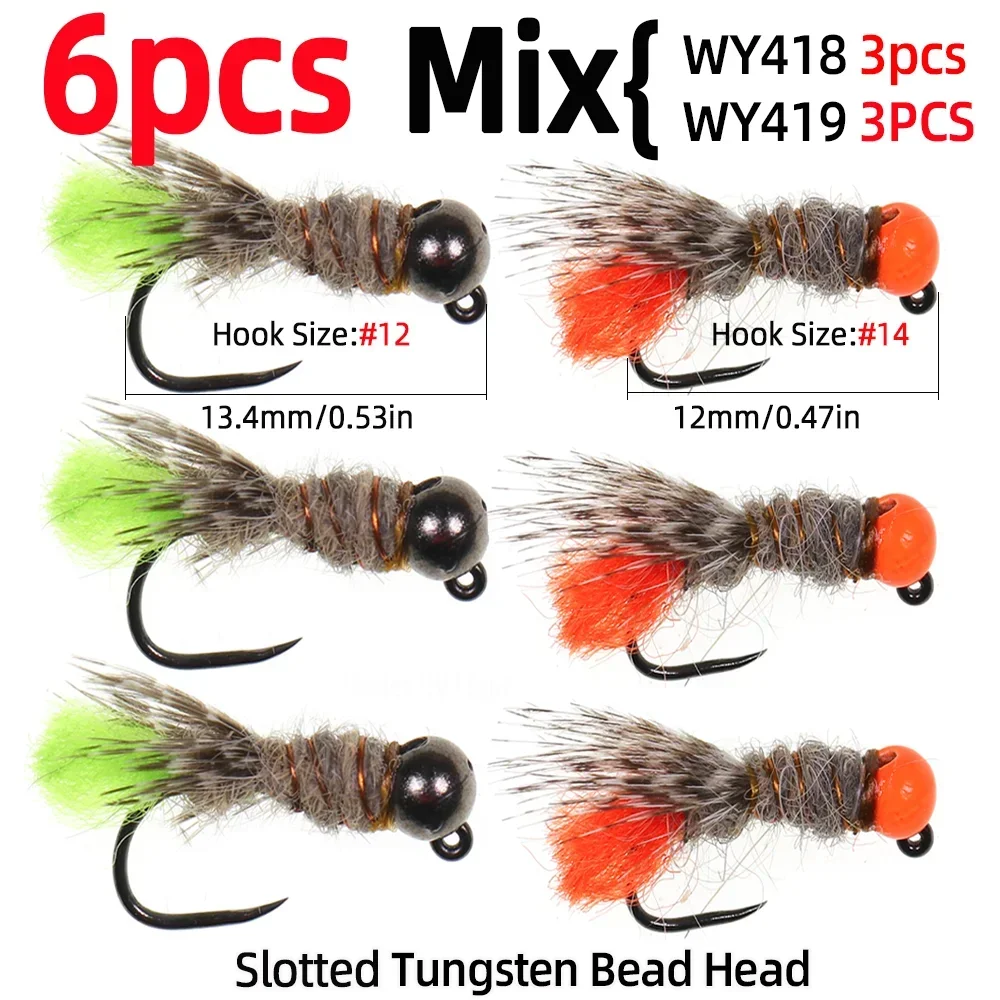 6pcs Mix WY418 WY419