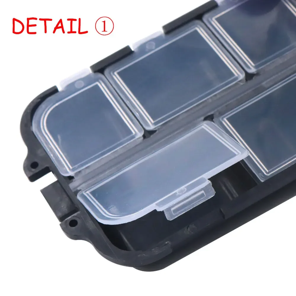 Herramientas de pesca de carpa, caja de aparejos de almacenamiento para aparejos de pelo, multifunción de alta capacidad, accesorios de pesca, caja de herramientas para aparejos de pesca de carpa - imagen 3