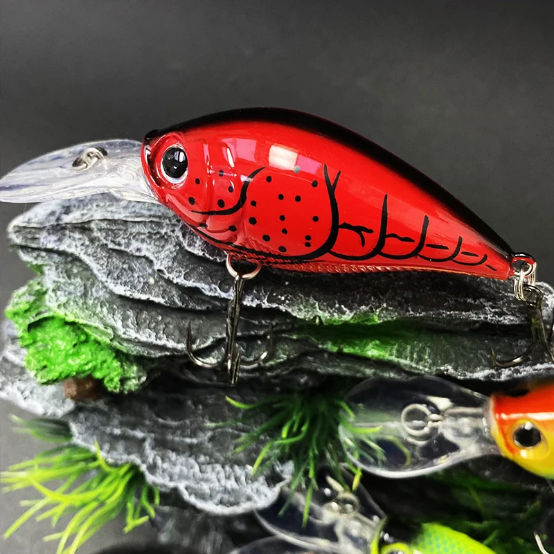 13g 60mm buceo profundo flotante Crankbaits agua salada señuelo de Pesca lubina labio largo Minnow Pesca Wobbler equipo de cebo Artificial - imagen 5