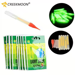 10 bolsas 4,5*37MM palo de luz de pesca flotador nocturno luces de varilla barras luminosas 3,0*25MM flotadores palo de banco señuelo de peces accesorios de cebo