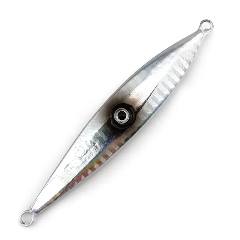 Topline VIB-señuelo de plantilla de Metal, 40g, 60g, 80g, 100g, 120g, 150g, 200g, señuelo de pesca de plantilla lenta, señuelo Artificial de invierno - imagen 5