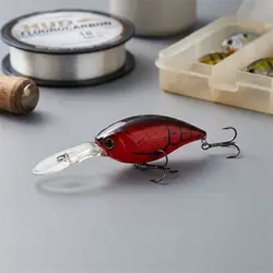 Crankbait flotante para lubina, lucio, perca en agua dulce/salada