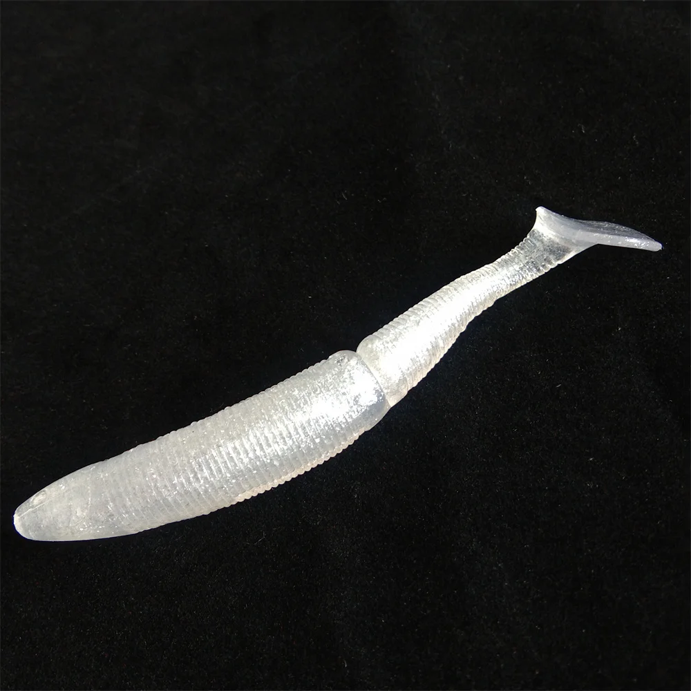 Swolfy-SEÑUELOS blandos de silicona para pesca en el mar, aparejos artificiales, 5 piezas, 7cm, 9,5 cm, Pva, Swimbait, Wobblers - imagen 3